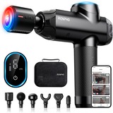 Renpho Power+ Thermacool Massage Gun, Aparato de masaje negro