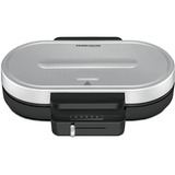 Rommelsbacher Waffelautomat WA 1250, Gofrera negro/Plateado