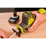 Ryobi ONE+ Sierra sable sin escobillas RRS18CBL-0, 18 Voltios, Sierra de sable verde/Negro