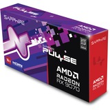 SAPPHIRE Radeon RX 9070 Pulse, Tarjeta gráfica negro