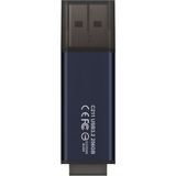 Team Group C211 unidad flash USB 128 GB USB tipo A 3.2 Gen 1 (3.1 Gen 1) Azul, Lápiz USB gris azul oscuro, 128 GB, USB tipo A, 3.2 Gen 1 (3.1 Gen 1), Tapa, 8 g, Azul