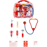 Theo Klein Maletín de médico, Juego de rol rojo/Transparente