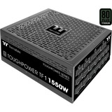 Thermaltake PS-TPD-1550FNFATE-1 unidad de fuente de alimentación 1550 W 24-pin ATX ATX Negro, Fuente de alimentación de PC negro, 1550 W, 100 - 240 V, 1860 W, 47 - 63 Hz, 18 A, Activo
