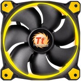 Thermaltake Riing 14 Carcasa del ordenador Ventilador 14 cm Negro, Amarillo negro/Amarillo, Ventilador, 14 cm, 1400 RPM, 28,1 dB, 51,15 cfm, Negro, Amarillo