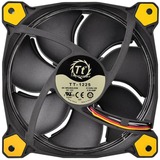 Thermaltake Riing 14 Carcasa del ordenador Ventilador 14 cm Negro, Amarillo negro/Amarillo, Ventilador, 14 cm, 1400 RPM, 28,1 dB, 51,15 cfm, Negro, Amarillo