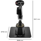 Thrustmaster AVA F/A-18 Super Hornet Negro USB Palanca de vuelo Analógico/Digital PC, Palanca de mando negro, Palanca de vuelo, PC, Analógico/Digital, Alámbrico, USB, USB Tipo C