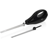 Tristar EM-2107 cuchillo eléctrico 120 W Negro negro, Negro, 1,1 m, Pan, Carnes, Vegetal, Hoja de borde dentado, 120 W, Corriente alterna
