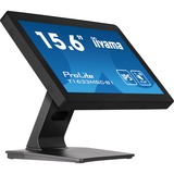 iiyama ProLite T1633MSC-B1 pantalla para PC 39,6 cm (15.6") 1920 x 1080 Pixeles Full HD LCD Pantalla táctil Negro, Monitor LED negro, 39,6 cm (15.6"), 1920 x 1080 Pixeles, Full HD, LCD, 5 ms, Negro