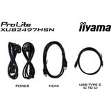 iiyama XUB2497HSN-B2, Monitor LED negro (mate)