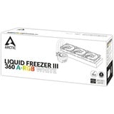 ARCTIC Liquid Freezer III 360 A-RGB 360mm, Refrigeración por agua blanco