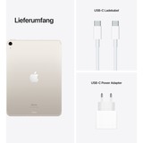 Apple iPad Air 5G LTE 256 GB 27,7 cm (10.9") Apple M 8 GB Wi-Fi 6 (802.11ax) iPadOS 15 Beige, Tablet PC blanco, 27,7 cm (10.9"), 2360 x 1640 Pixeles, 256 GB, 8 GB, iPadOS 15, Beige
