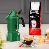 Bialetti 0002762/NP, Cafetera espresso verde