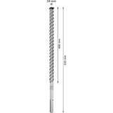 Bosch Expert Broca para martillo SDS Max-8X, Taladro Martillo perforador, Hammer drill bit, 2,4 cm, 520 mm, Concreto, Piedra, 40 cm