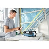 Bosch GPB 18V-2 SC Professional Lugar de trabajo Negro, Azul, Radio de obras turquesa/Negro, Lugar de trabajo, DAB+, FM, 87,5 - 108 MHz, 174.928 - 239.2 MHz, 15 W, Negro, Azul