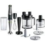 Braun MultiQuick 9 MQ 9187XLI 0,6 L Batidora de inmersión 1200 W Negro, Acero inoxidable, Batidora de mano acero fino/Negro, Batidora de inmersión, 0,6 L, Función de impulso, Picahielos, 1200 W, Negro, Acero inoxidable