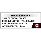 COBI COBI 495 PCS FUERZAS ARMADAS /5917/ MIRAGE 2000-5F, Juegos de construcción 