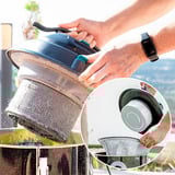 Cecotec Conga Ash 6000 EasyGo Home XL, Aspiradora de ceniza negro