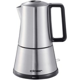 Cloer 5918 cafetera eléctrica Máquina espresso 1,5 L, Cafetera espresso acero fino, Máquina espresso, 1,5 L, 365 W, Acero inoxidable