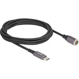 DeLOCK 80780, Cable antracita/Negro