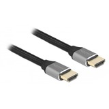 DeLOCK 83997 cable HDMI 3 m HDMI tipo A (Estándar) Gris gris, 3 m, HDMI tipo A (Estándar), HDMI tipo A (Estándar), 3D, 48 Gbit/s, Gris
