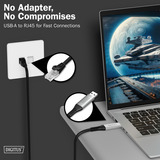Digitus AK-300600-100-S, Adaptador negro