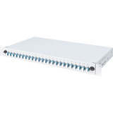 Digitus Caja de empalme de fibra óptica, equipada, 6x LC-APC DX, OS2, Caja de fíbra óptica gris