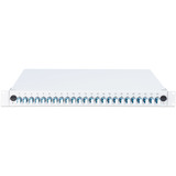 Digitus Caja de empalme de fibra óptica, equipada, 6x LC-APC DX, OS2, Caja de fíbra óptica gris