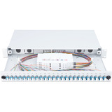Digitus Caja de empalme de fibra óptica, equipada, 6x LC-APC DX, OS2, Caja de fíbra óptica gris