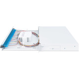 Digitus Caja de empalme de fibra óptica, equipada, 6x LC-APC DX, OS2, Caja de fíbra óptica gris