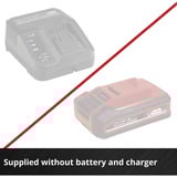 EINHELL TE-CI 18 Li atornillador de impacto inalámbrico sin escobillas, Tornillo de percusión rojo/Negro, No incluye cargador ni batería, 1,07 kg