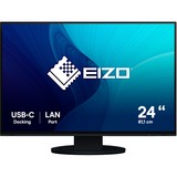 EIZO FlexScan EV2495-BK pantalla para PC 61,2 cm (24.1") 1920 x 1200 Pixeles WUXGA LCD Negro, Monitor LED negro, 61,2 cm (24.1"), 1920 x 1200 Pixeles, WUXGA, LCD, 5 ms, Negro