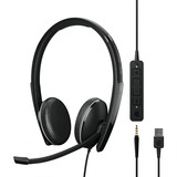 EPOS ADAPT 165T USB II, Auriculares con micrófono negro