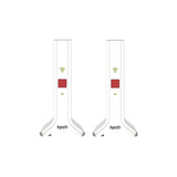 FRITZ! Mesh Set 4200, Repetidor blanco/Rojo, Mesh Set 4200, Rojo, Blanco, 2x2/4x4, Repetidor de red, Poder, WLAN, Doble banda (2,4 GHz / 5 GHz), Wi-Fi 6E (802.11ax)