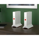 FRITZ! Mesh Set 4200, Repetidor blanco/Rojo, Mesh Set 4200, Rojo, Blanco, 2x2/4x4, Repetidor de red, Poder, WLAN, Doble banda (2,4 GHz / 5 GHz), Wi-Fi 6E (802.11ax)