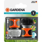 GARDENA 18275-20 accesorio para manguera Conector de manguera Negro, Naranja 2 pieza(s), Pieza de manguera gris/Naranja, Conector de manguera, Negro, Naranja