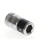 GEDORE Adaptador de punta 1/4" cuadrado > 1/4" hexagonal cromado