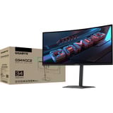 GIGABYTE G34WQC2, Monitor de gaming negro/Gris
