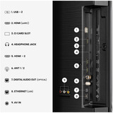 Hisense 55A6S, Televisor LED negro/Gris oscuro