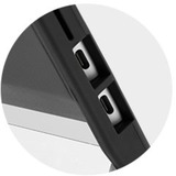 Kensington Funda antigolpes BlackBelt EQ para Surface Pro 9, 10 y Surface Pro 13", Funda para tablet negro/blanco, 10 y Surface Pro 13", Funda, Microsoft, Surface Pro 9, 10, Copilot+ PC Surface Pro (11th Edition), 33 cm (13"), 177,8 g