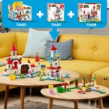 LEGO Super Mario 71408 Set de Expansión: Castillo de Peach, Juguete de Construcción, Juegos de construcción Juguete de Construcción, Juego de construcción, 8 año(s), Plástico, 1216 pieza(s), 1,54 kg