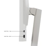 Lenovo C24d-20 pantalla para PC 61 cm (24") 1920 x 1200 Pixeles Full HD LED Gris, Blanco, Monitor LED blanco, 61 cm (24"), 1920 x 1200 Pixeles, Full HD, LED, 7 ms, Gris, Blanco