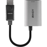 Lindy 41094 adaptador de cable de vídeo 0,11 m DisplayPort HDMI Gris negro/Gris, 0,11 m, DisplayPort, HDMI, Hembra, Macho, Derecho