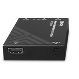 Lindy Receptor HDMI e IR sobre IP, Alargador de HDMI negro