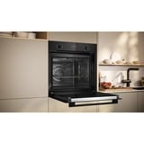 Neff N 30 B2CVG6AK3 horno 71 L Negro negro, Medio, Horno eléctrico, 71 L, 71 L, 50 - 275 °C, Hidrolítica + Pirolítica