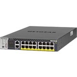 Netgear M4300-16X Gestionado L3 10G Ethernet (100/1000/10000) Energía sobre Ethernet (PoE) 1U Negro, Interruptor/Conmutador Gestionado, L3, 10G Ethernet (100/1000/10000), Energía sobre Ethernet (PoE), Montaje en rack, 1U