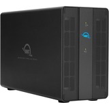 OWC Mercury Pro U.2 Dual Caja externa para unidad de estado sólido (SSD) Negro, Caja de unidades negro, Caja externa para unidad de estado sólido (SSD), 40 Gbit/s, Negro
