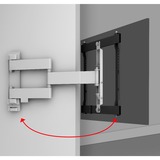 One for all Soporte de pared para TV giratorio negro/blanco