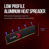 PNY MD32GK2D5640036XR, Memoria RAM negro