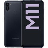 Samsung Galaxy M11 SM-M115F 16,3 cm (6.4") SIM doble 4G USB Tipo C 3 GB 32 GB 5000 mAh Negro, Móvil negro, 16,3 cm (6.4"), 720 x 1560 Pixeles, 3 GB, 32 GB, 13 MP, Negro