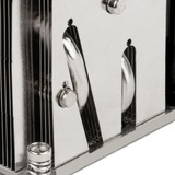 SilverStone XE02-2066 Procesador Enfriador 6 cm Negro, Acero inoxidable, Disipador de CPU plateado/Negro, Enfriador, 6 cm, 1600 RPM, 8400 RPM, 52 dB, 43 cfm